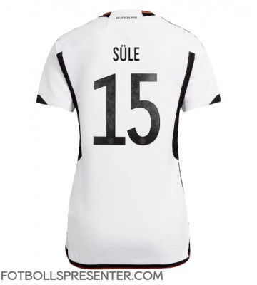 Tyskland Niklas Sule #15 Hemma Matchtröja Dam VM 2022 Kortärmad